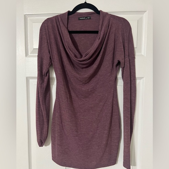 Small Purple Sweater Cowlneck - Picture 1 of 2